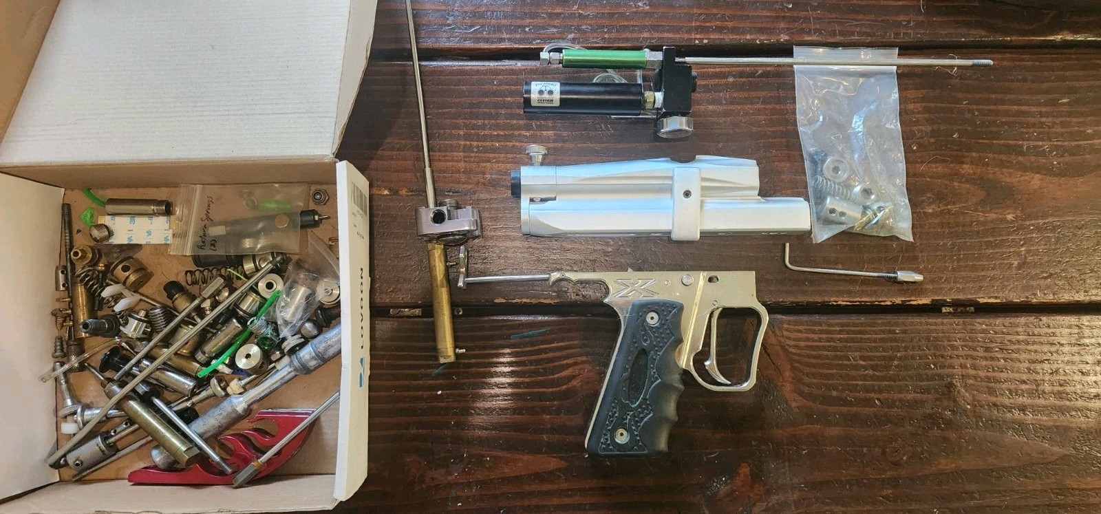 Autococker Parts, Palmers WGP, O3M Body, System X Hinge Frame, Ram, Valves