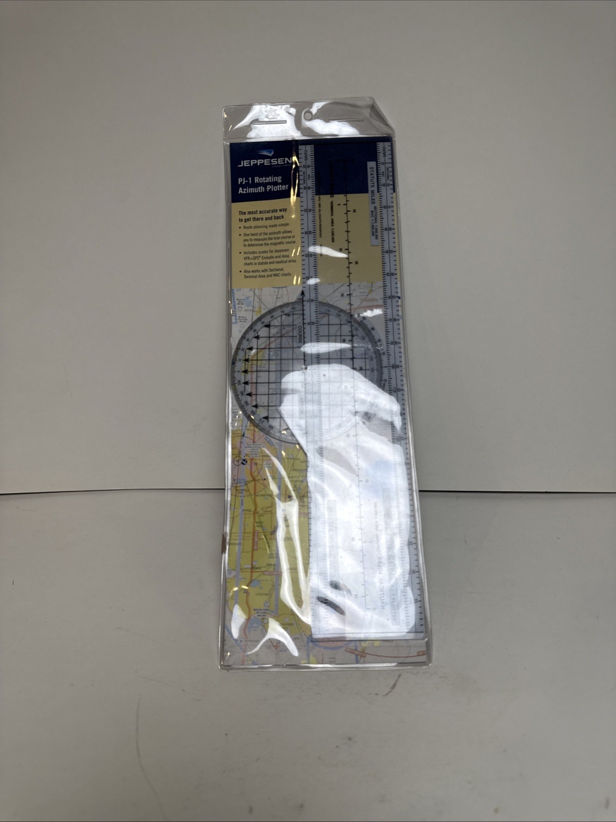 JUST PAY SHIP + 1$ -Jeppesen PN-1 Navigation Plotter NEW in Package JSS26500 USA