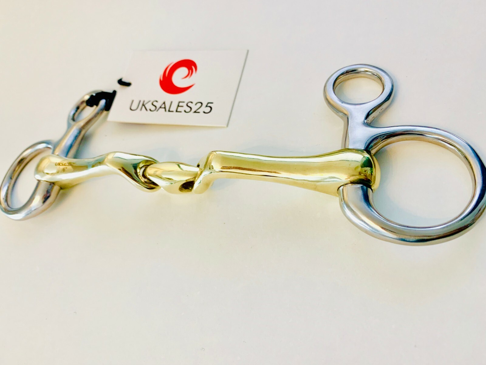 Hanging Cheek Snaffle Bit Connecting Angle (UKSALES25) Same Day Shipping
