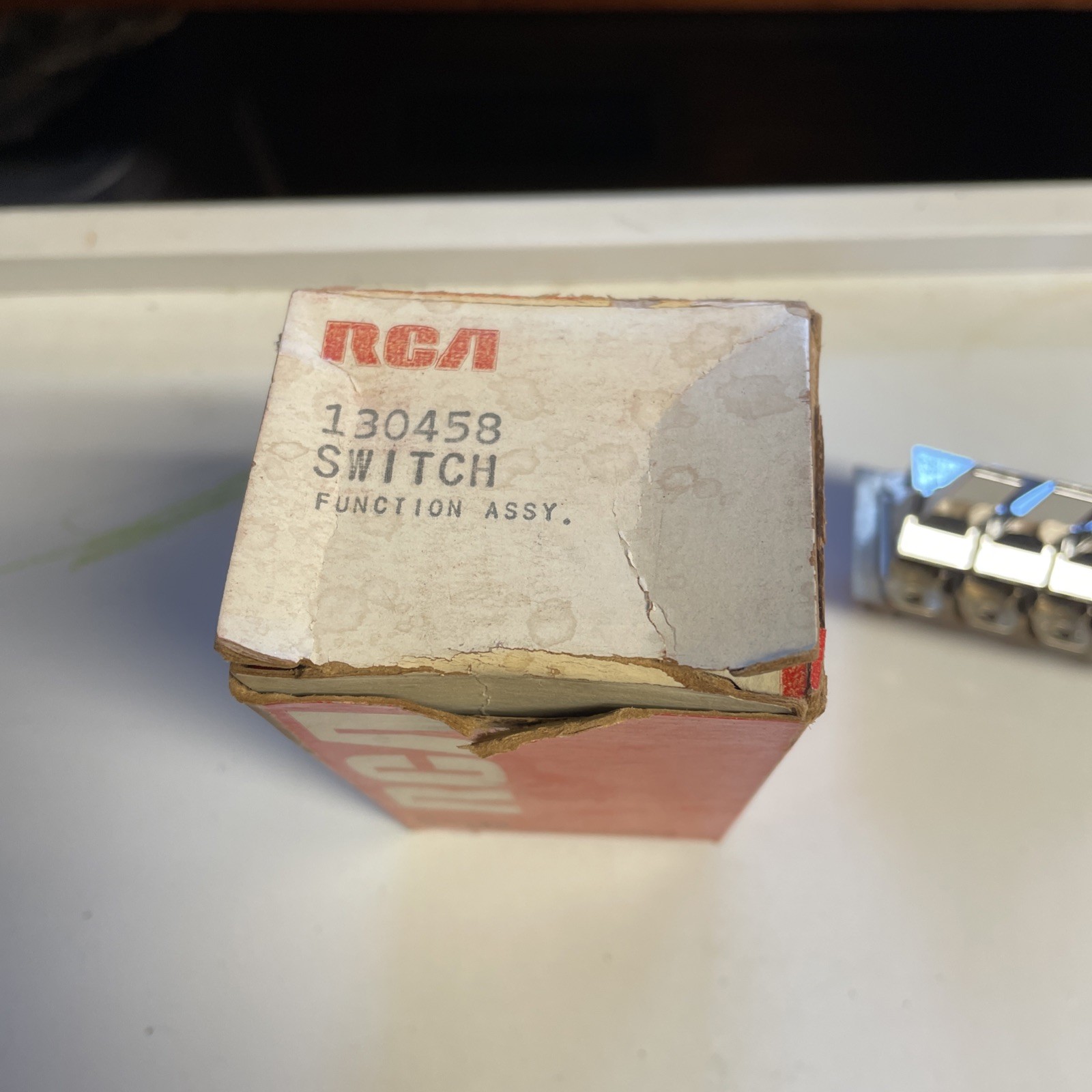 New Old Stock Vintage RCA Part # 130458 Function Switch Assembly