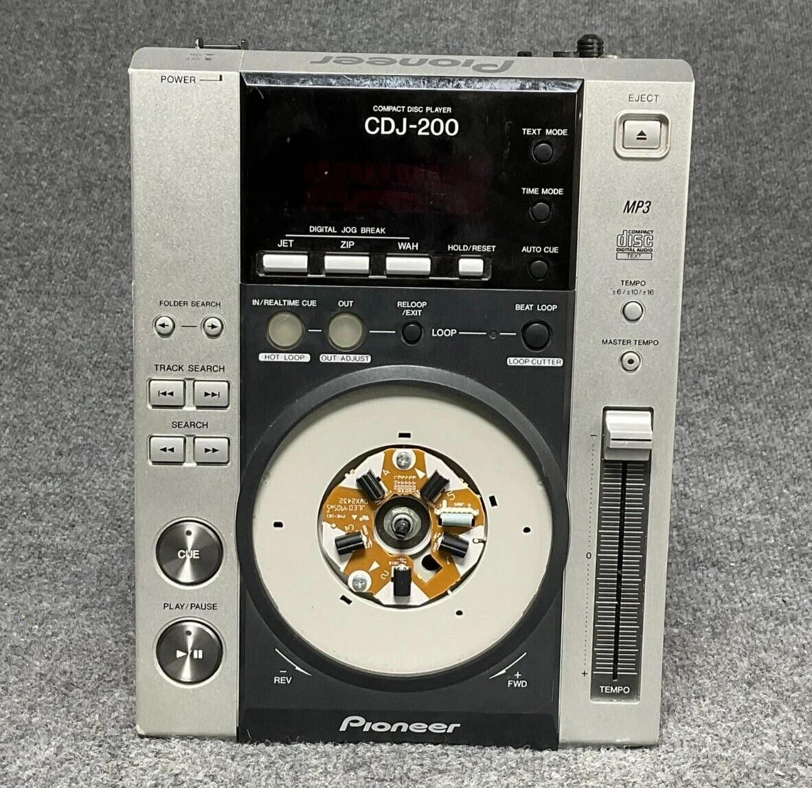 Pioneer CDJ-200 DJ Turntable Player Controller Mix Loop CD MP3 - Parts