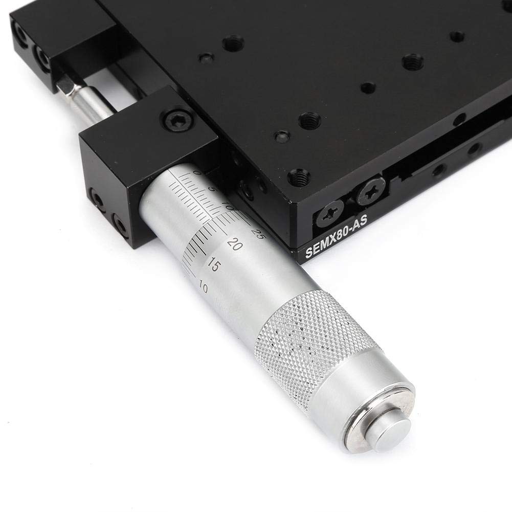 SEMX80the Linear Step, 80x80mm X Axis Manual Precision Linear Stage Precision...