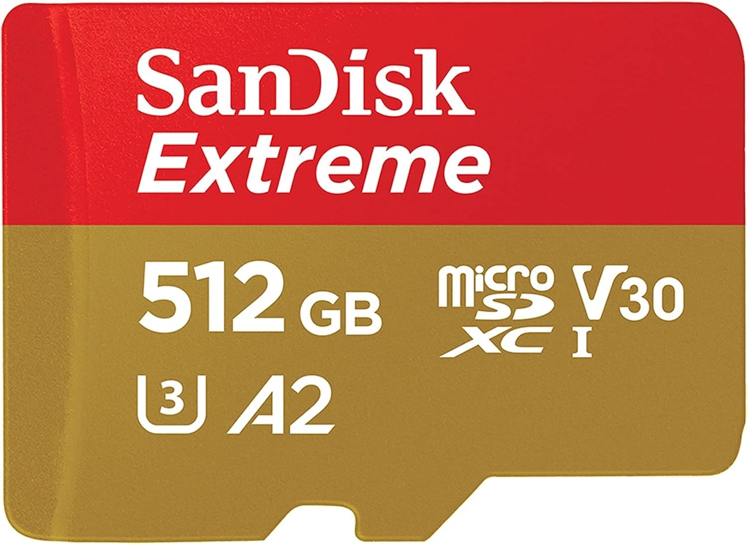 SANDISK 512GB EXTREME MICRO SD MICROSDXC CLASS 10 V30 A2 UHS-IU3 MEMORY CARD