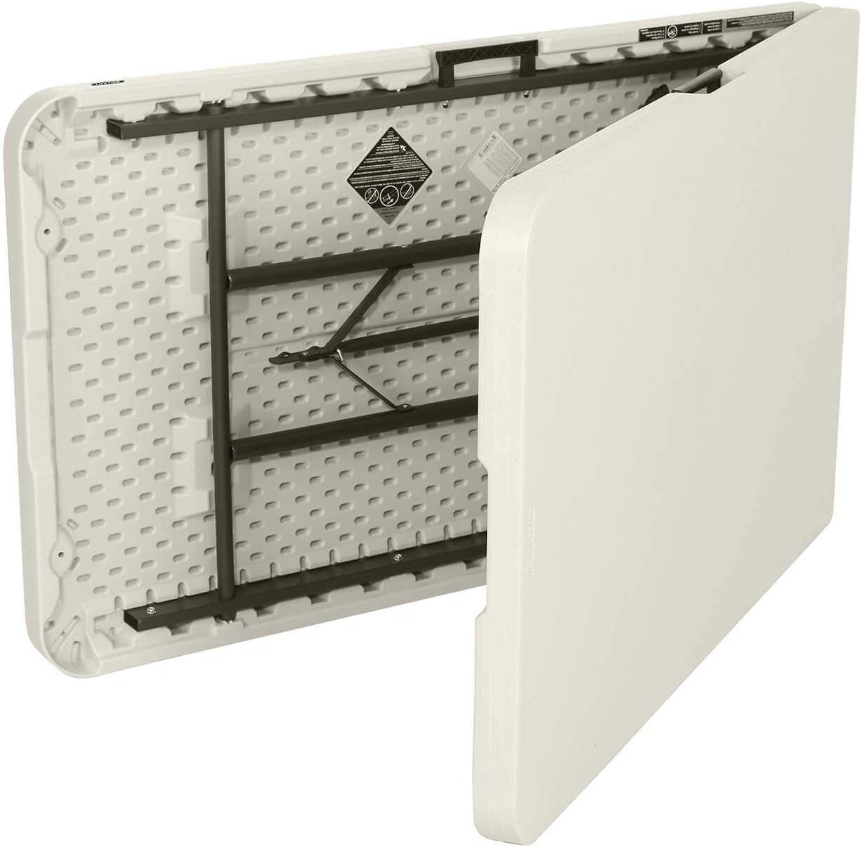 Lifetime 80882 Set of 2 8' Almond Folding Table