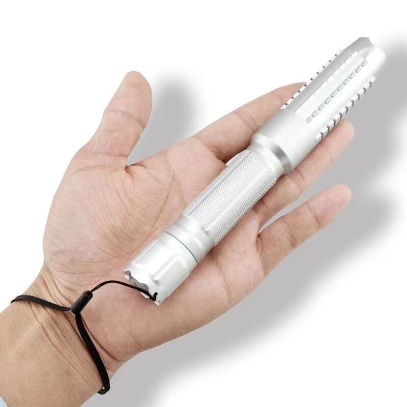 Green Laser Pointer Adjustable Focus 520nm Visible Laser Sight Flashlight