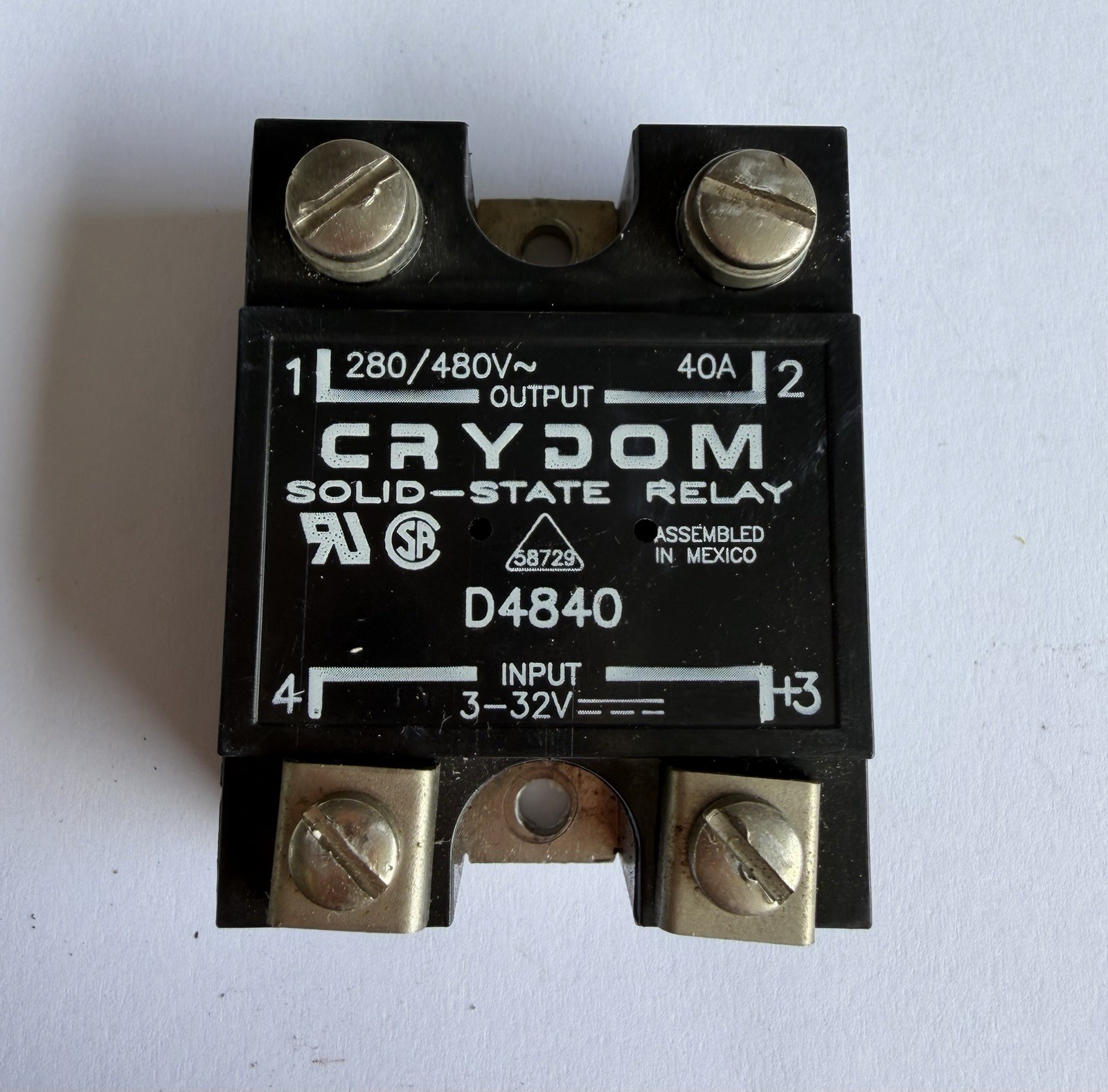 CRYDOM D4840 SOLID STATE RELAY