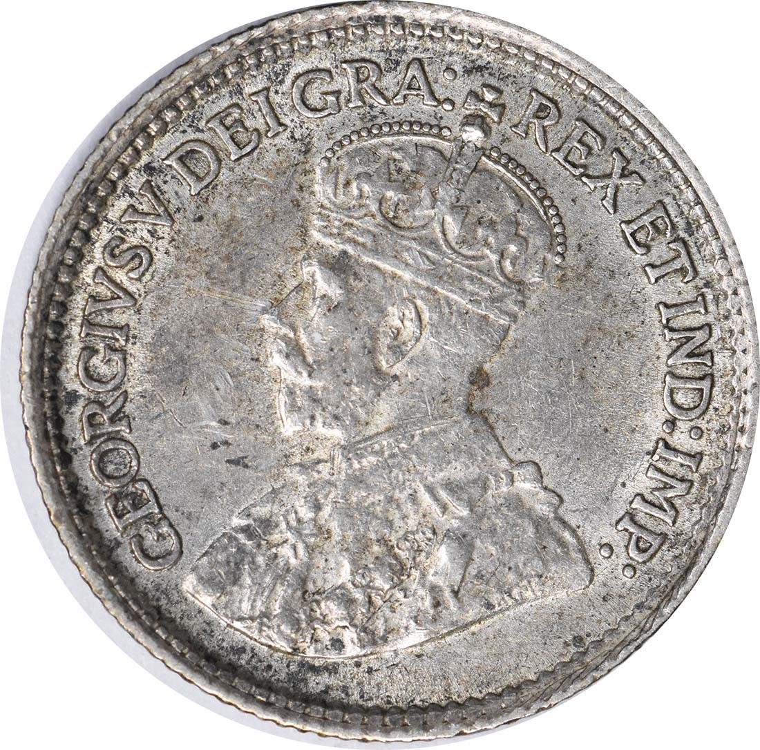 1915 Canada 5 Cents KM22 AU Uncertified #631