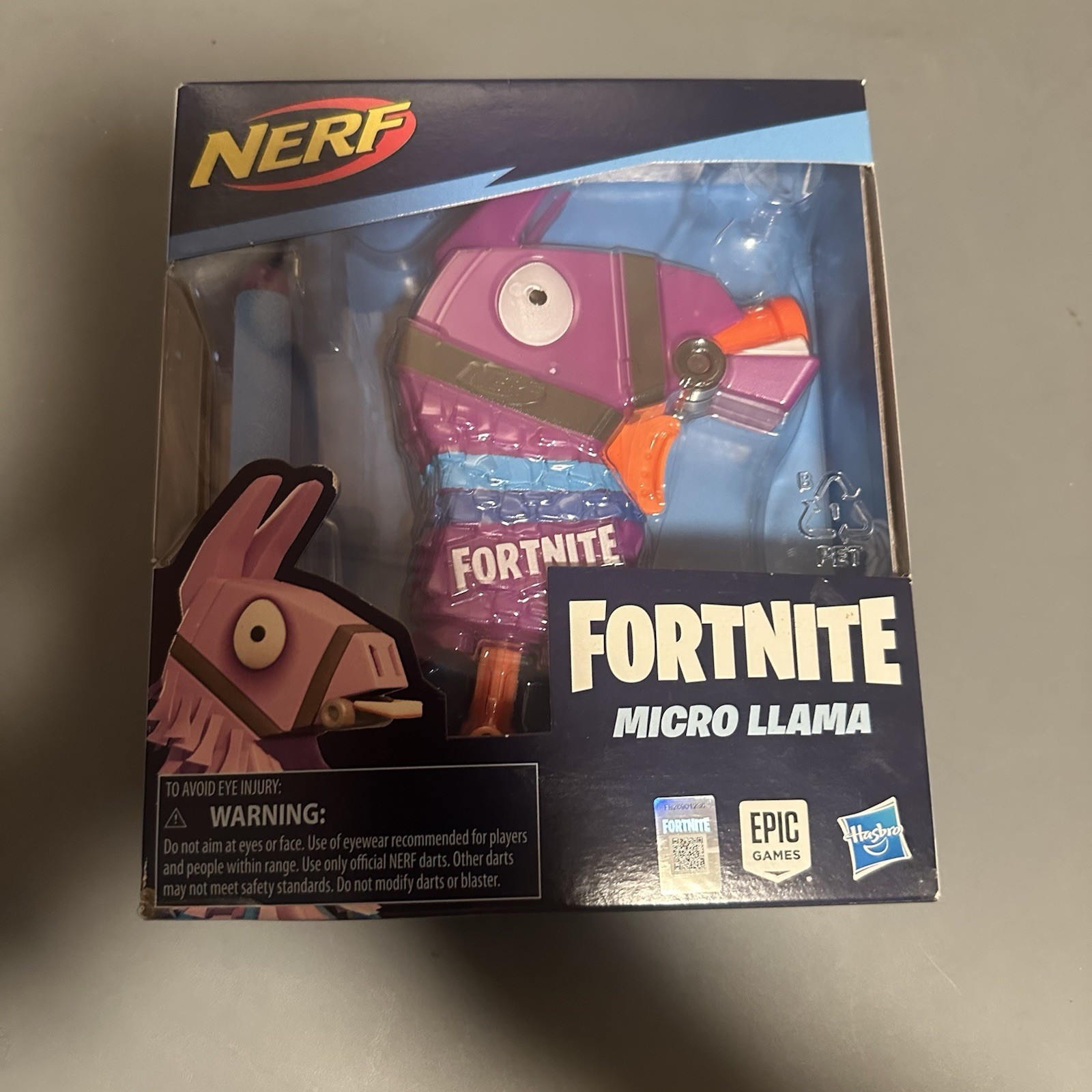 Fortnite Llama NERF Microshots Dart-firing Toy Blaster Micro Llama