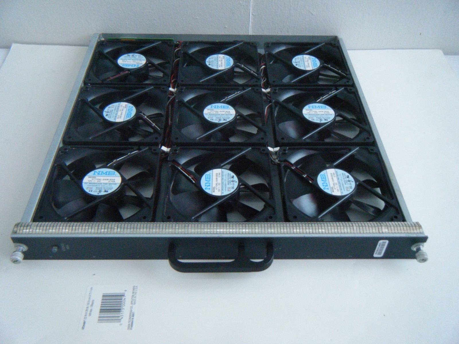Computer Server Rack Fan Array Cooling Device with Nine 12V Brushless Fans