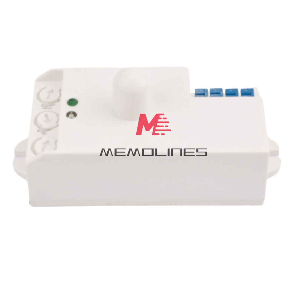 DC 12V-24V 7A 5.8GHz Microwave Radar Sensor Motion HF Detector Light Switch