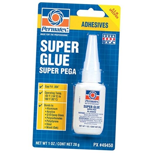 49450-6PK Super Glue () Pack of 6 1 oz.