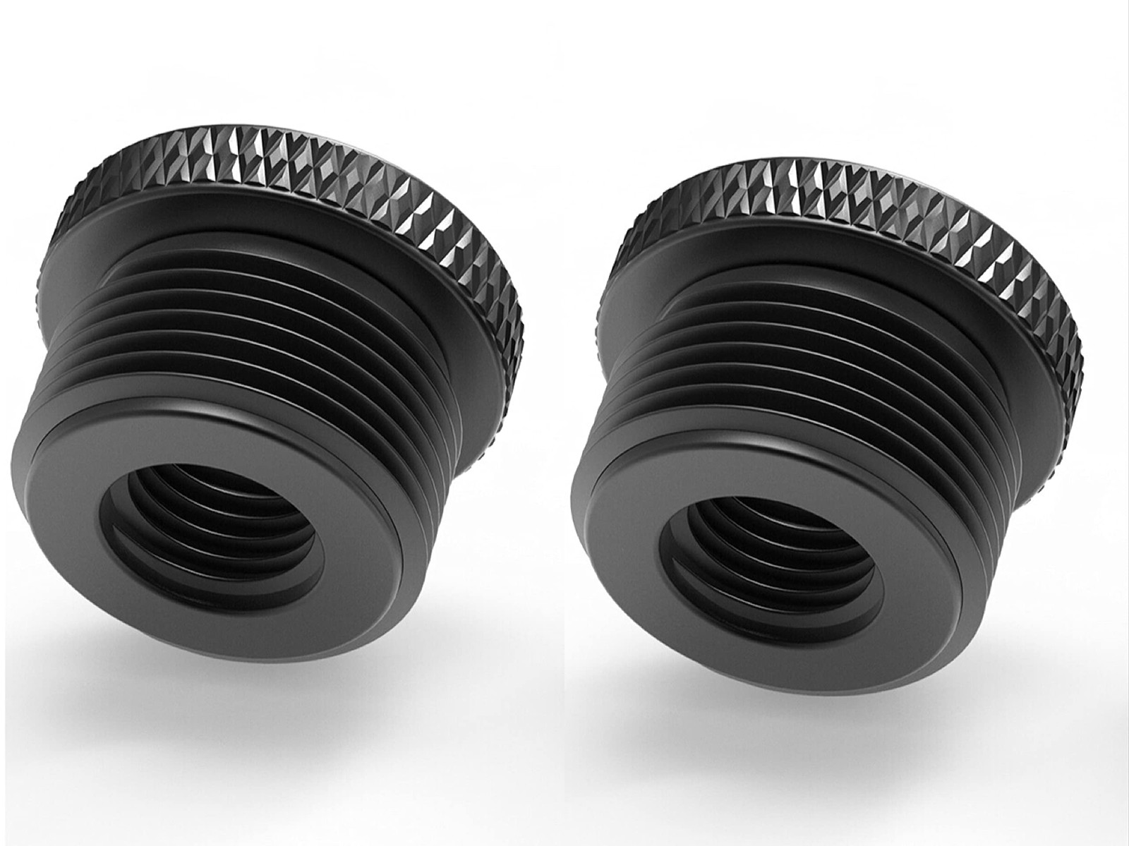 MxTong Mic Stand Adapter 3/8 Female to 5/8 Male Screw Adapter Knurled Thread ...