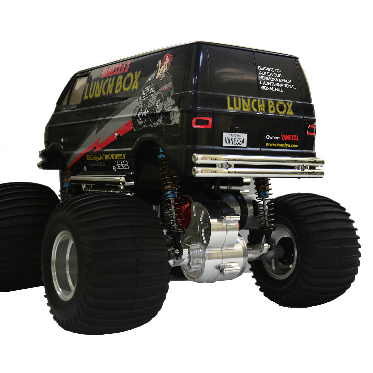 Aluminum Shock/bumper/wheel Bar for Tamiya CW-01 Lunch Box Midnight Pumpkin