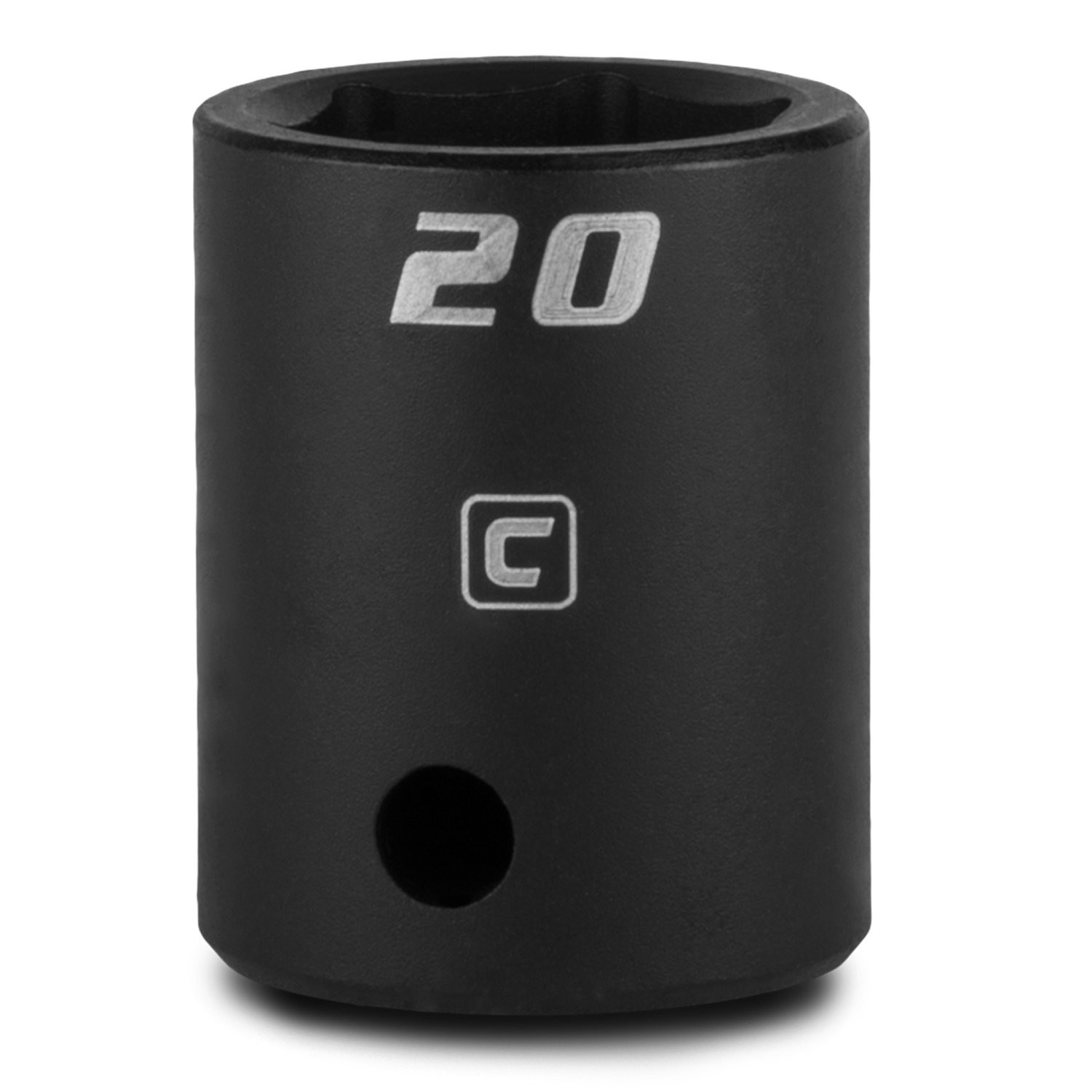 Capri Tools 20 mm Shallow Impact Socket, 1/2-Inch Drive, 6-Point, Metric 20