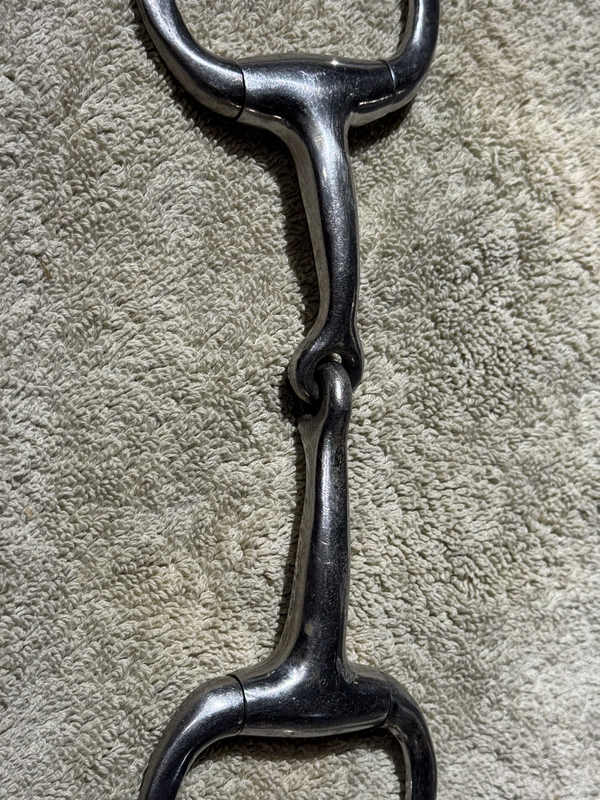 Korsteel Stainless Steel Jointed Eggbutt Snaffle