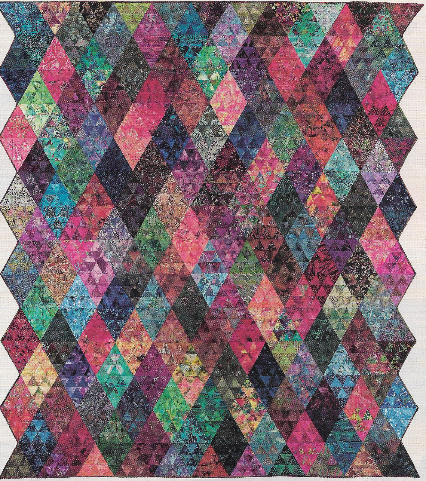 Thousand Pyramids Quilt quilting pattern instructions