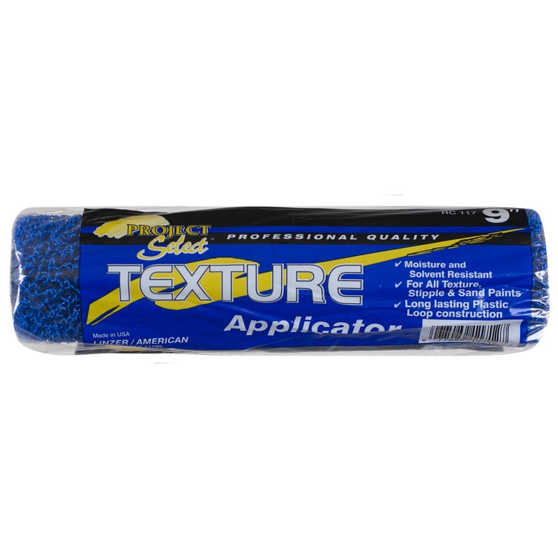 Linzer Project Select Polypropylene 9in WX1/4in. Texture Paint Roller Cover 1pk
