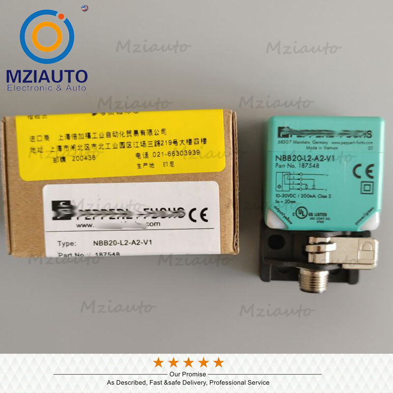 For PepperL+Fuchs NBB20-L2-A2-V1 NBB20L2A2V1 Inductive Proximity Sensor 10-30VDC