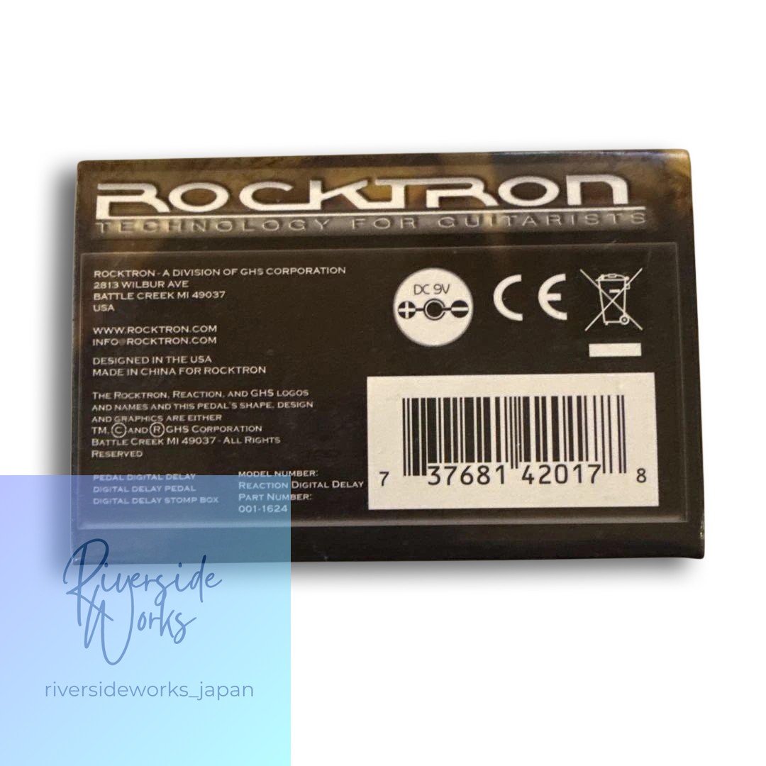 ROCKTRON REACTION DIGITAL DELAY Effector