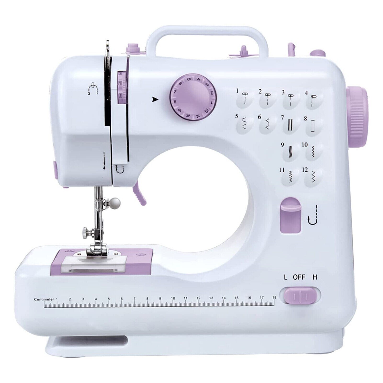 MINI Electric Portable Sewing Machine Crafting Handwork Mending Machine 12 Modes