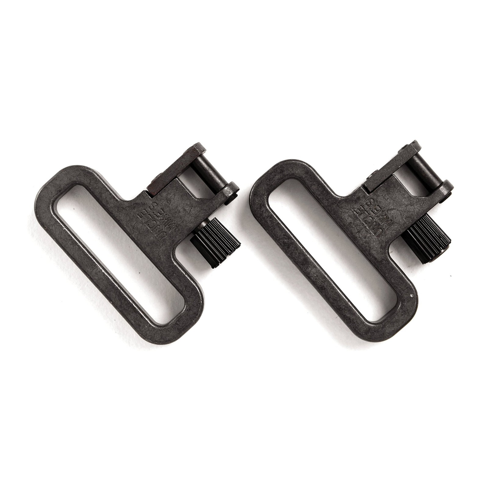 Uncle Mike's SS Mim Quick Detach Sling Swivels (Blued, 1 1 1/4", Silver