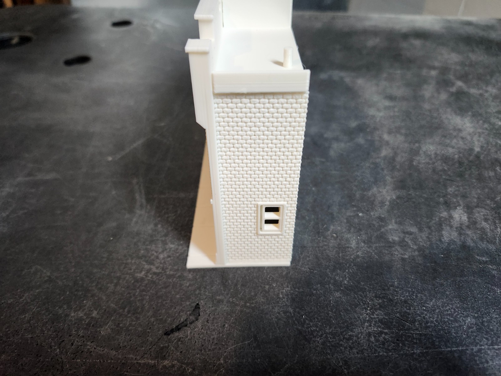 3D Printed Main Street #1 Background Flat Building Set. HO Scale
