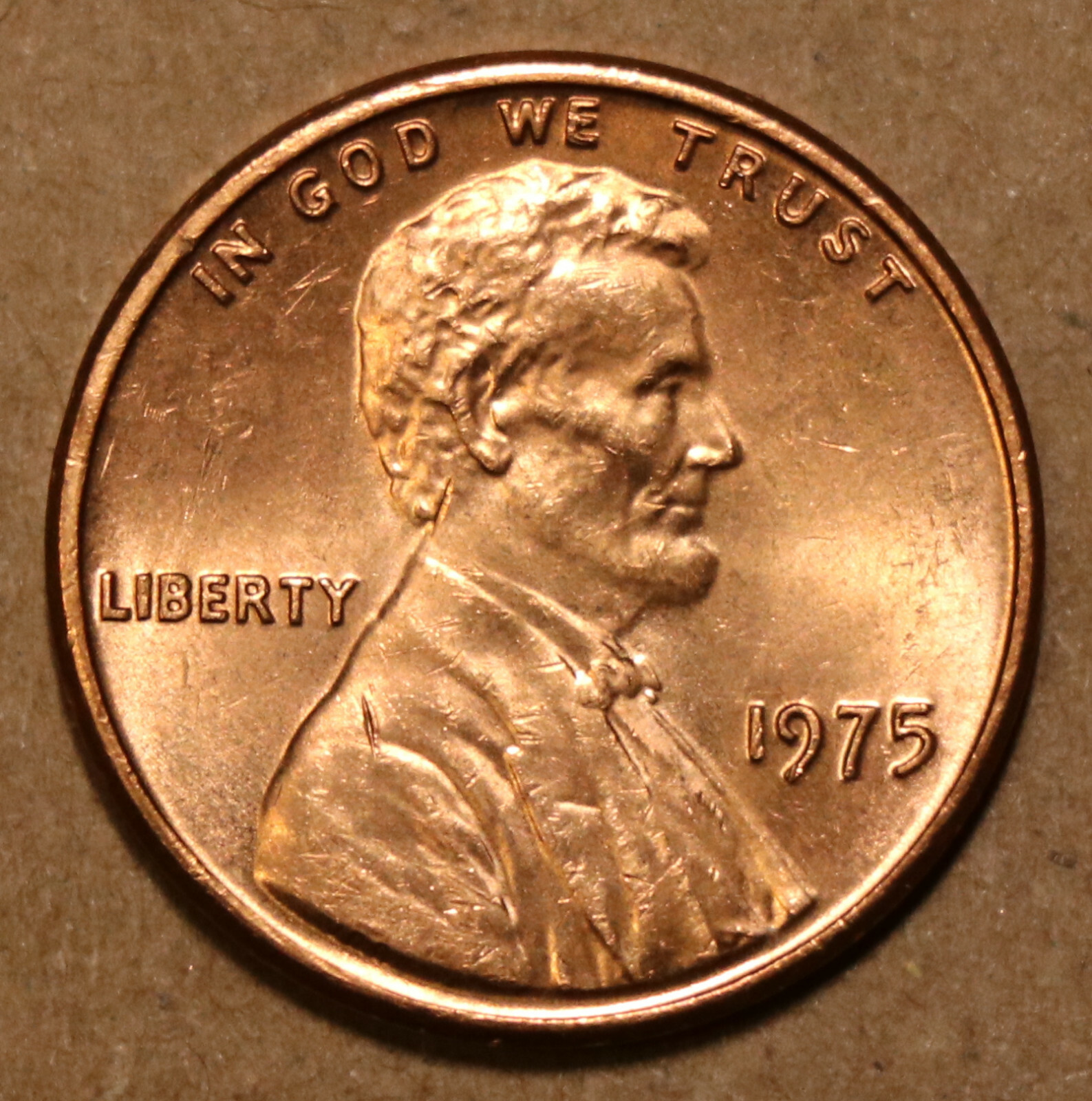 1975 Lincoln Memorial Cents  BU
