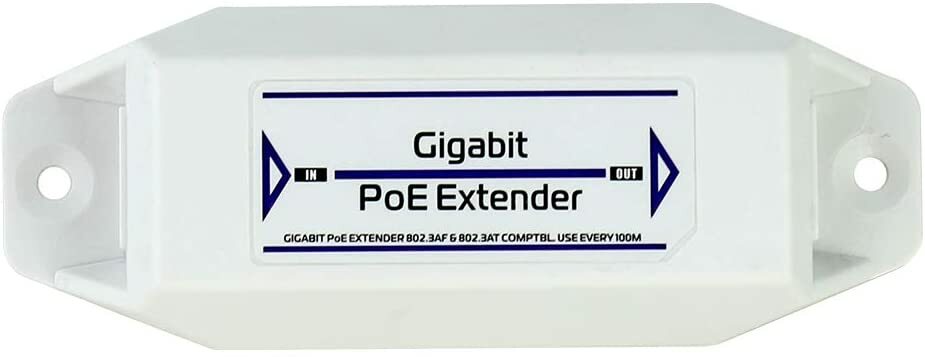 Single Port Gigabit POE+ Extender - 802.3af/at - POE-EX2001 (Indoor Gigabit PoE)