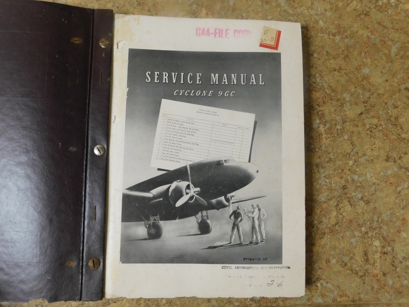 1944 Wright Aircraft Engines Cyclone 9GC Original Service Manual