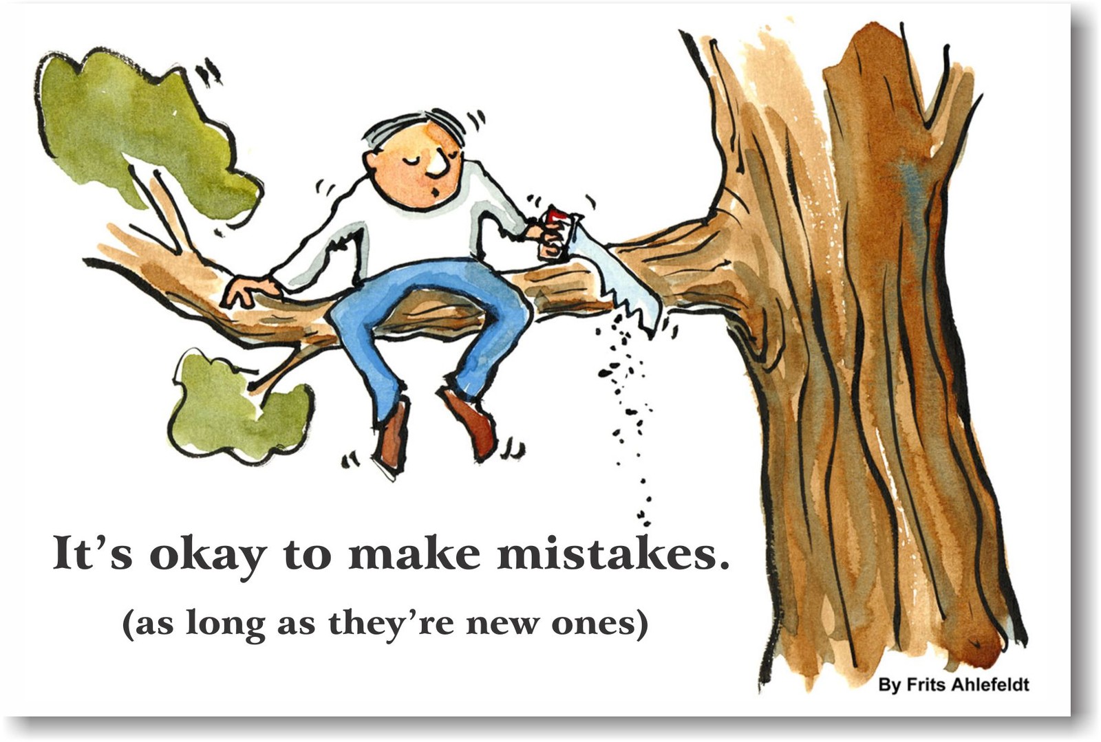 It's Okay To Make Mistakes - NEW Classroom Motivational POSTER