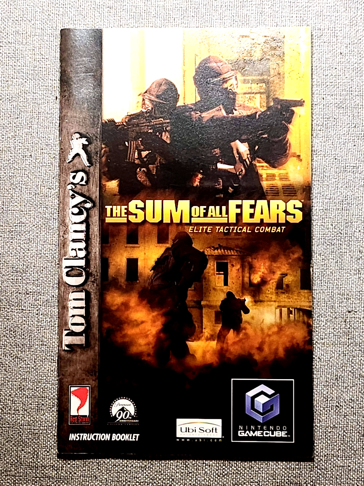 The Sum of All Fears Instruction Manual Only - GameCube