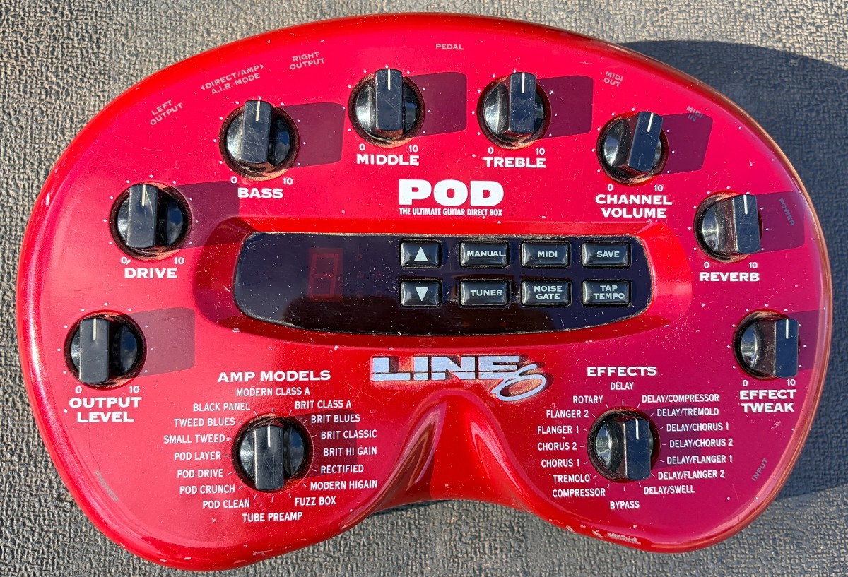 Line 6 POD 2.0 Multi-Effects Guitar Effect Pedal