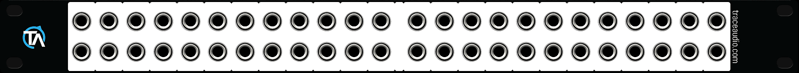 Single Blank Patch Bay Labels Compatible with Behringer Ultrapatch Pro PX3000