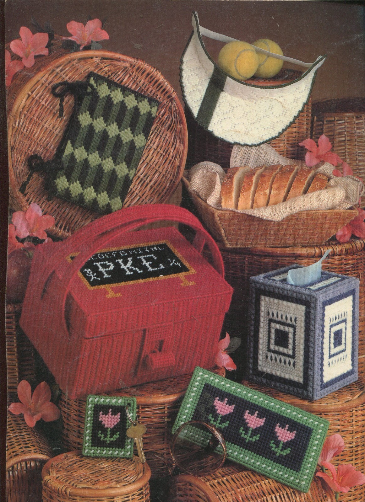 More Needlepoint Projects In Plastic Canvas Booklet Leisure Arts 184 Leaflet