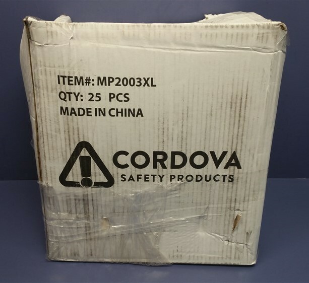 Lot of 25 Cordova Defender II White Microporous Coverall - 3XL