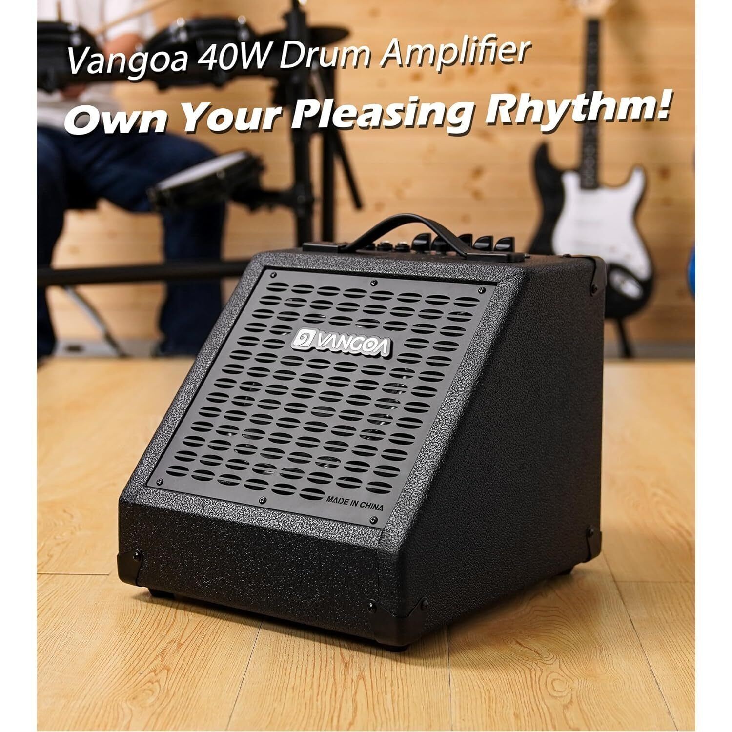 Electric Drum Amp 40W Professional Drum Amplifier Speaker