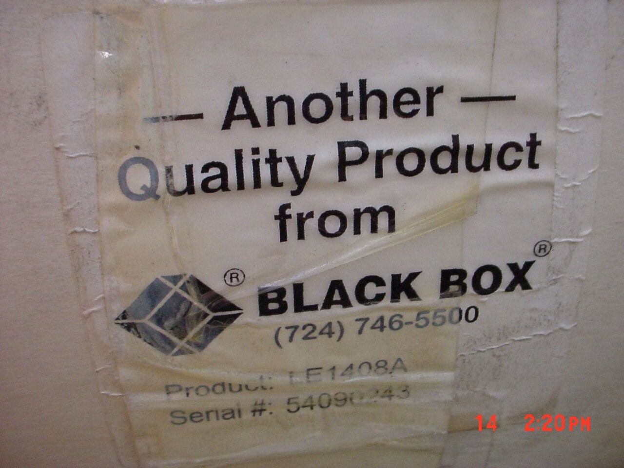 Blackbox Modular Switch LE1408A