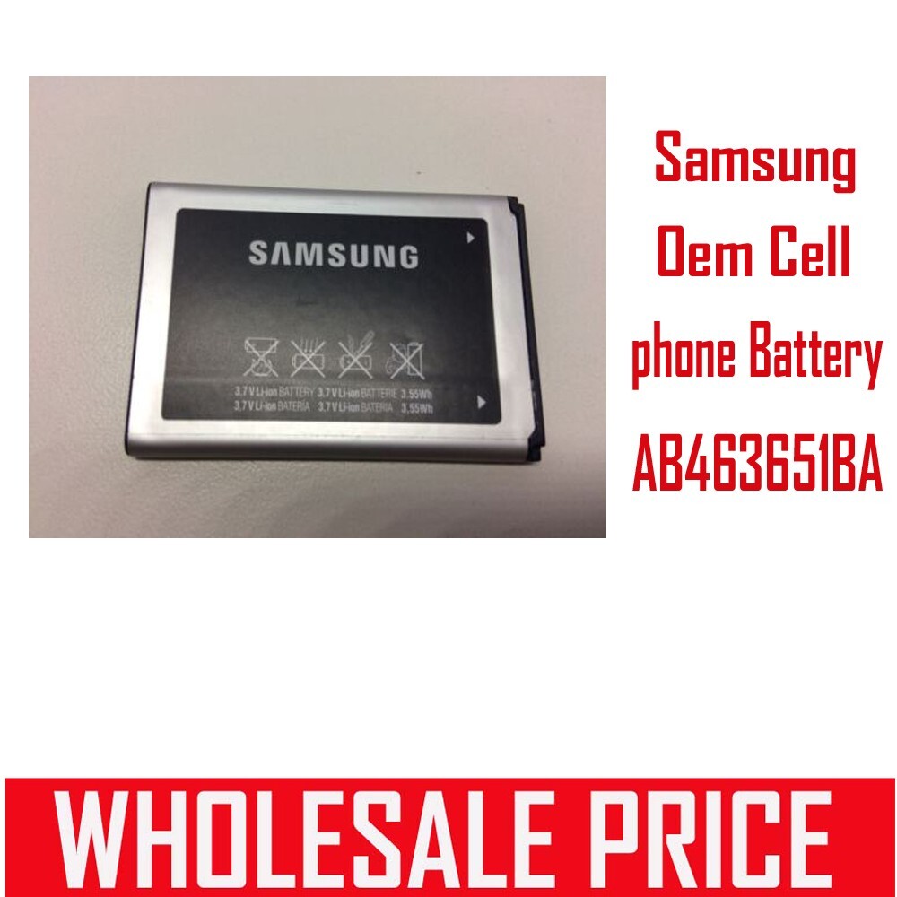 SAMSUNG OEM CELL PHONE BATTERY AB463651BA FOR SPH-M330 SGH-A637 SGH-A697 SGH-T73
