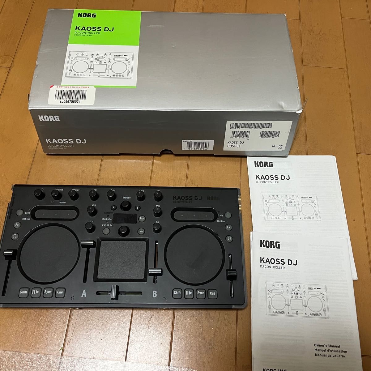 Korg KAOSS DJ Controller with Kaoss Pad Touch Effects for Serato Tested Japan