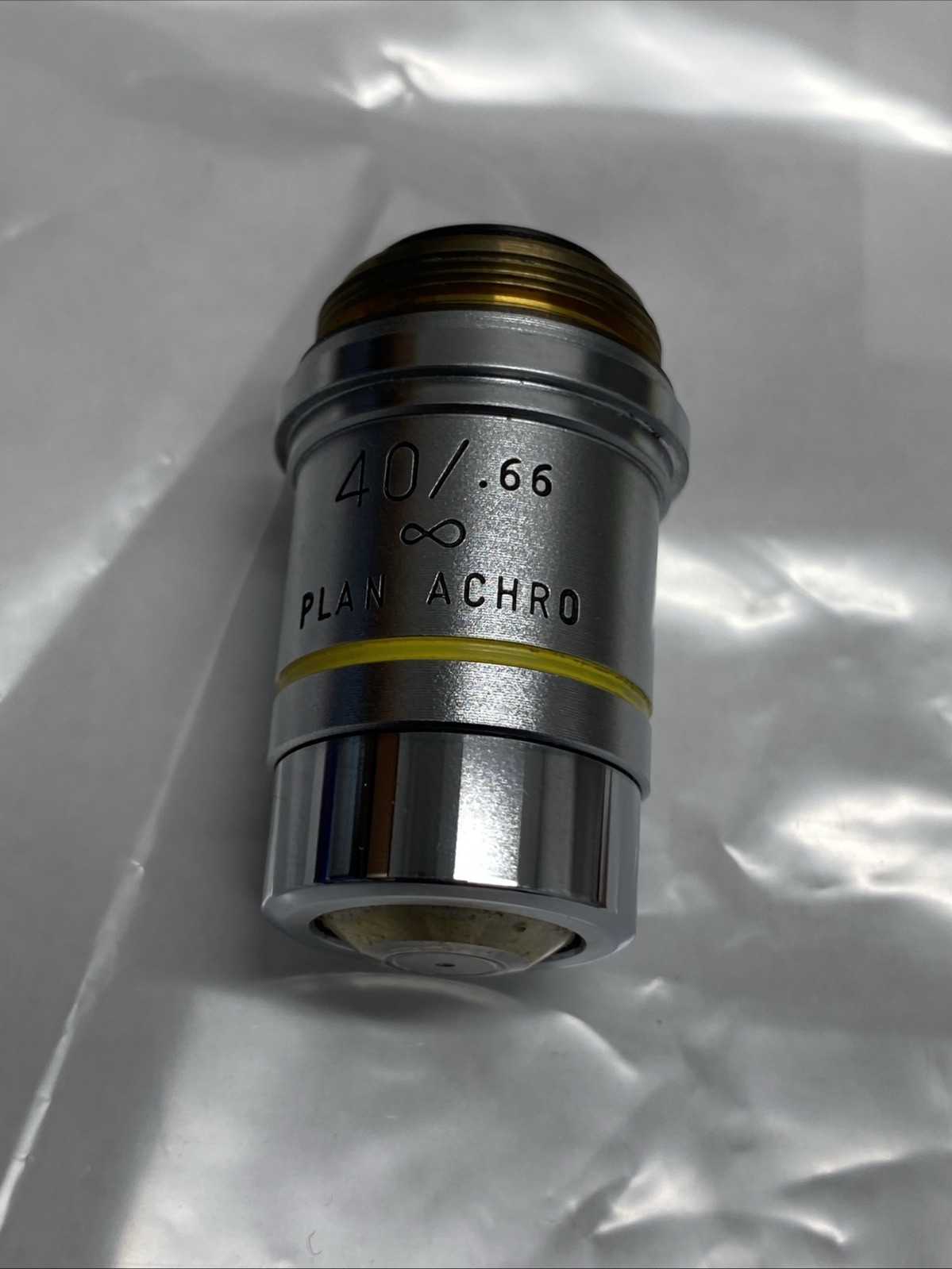 American Optical AO Plan Achro 40x/ 0.66 Microscope Objective Lens CAT 1309