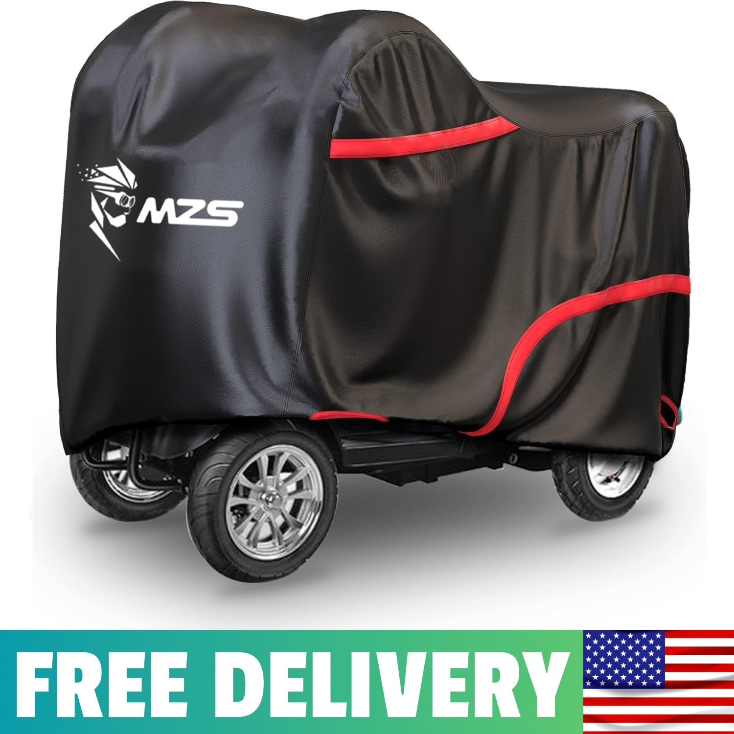Mobility Scooter Cover, 420D Waterproof Outdoor Protection Electric Scooter