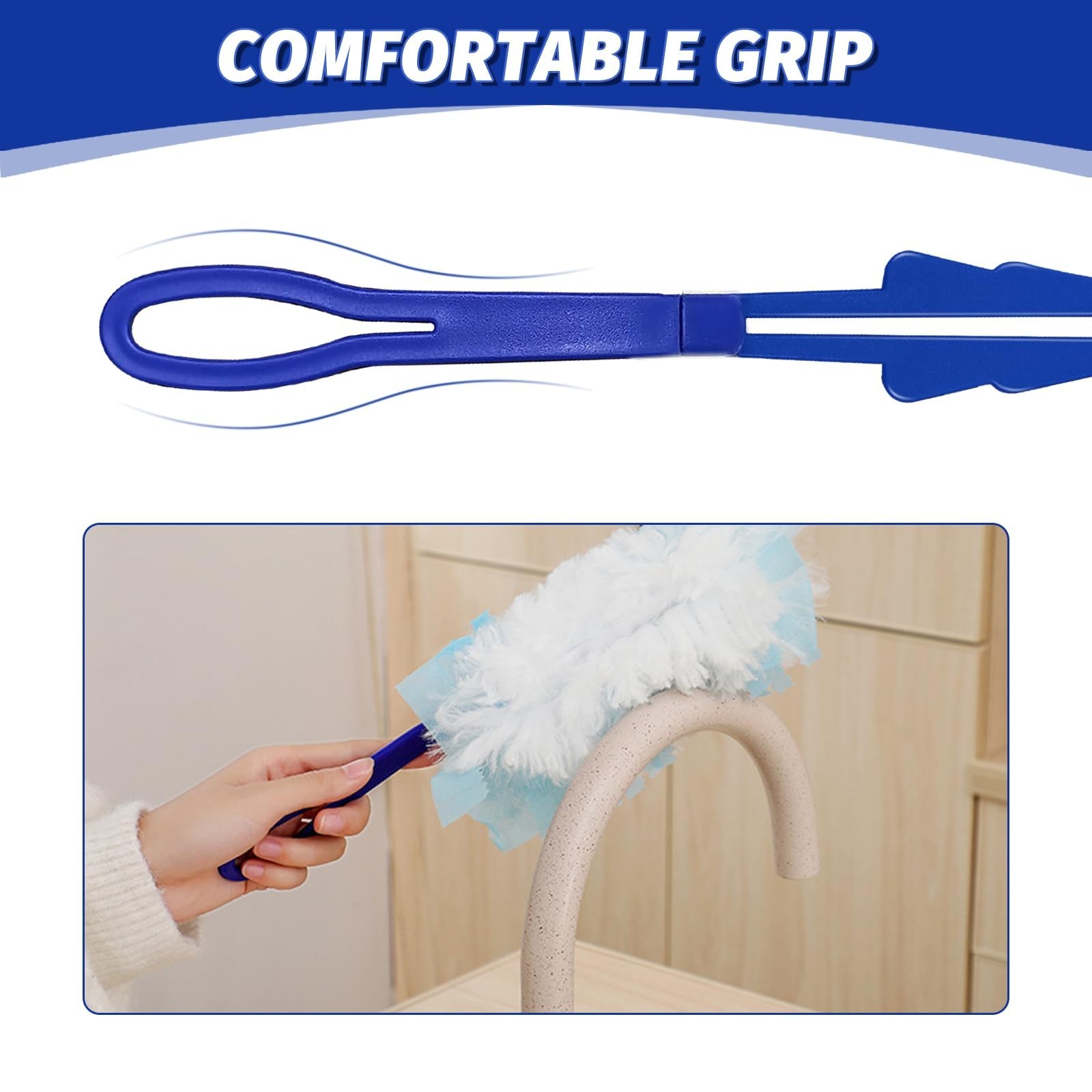 Extender Duster Mop Handle Compatible with Duster Refill,Replacement Duster H...