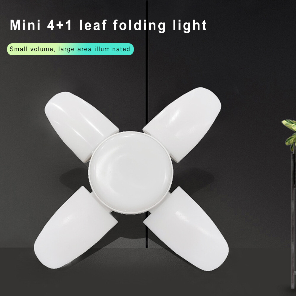 4X E27 LED Garage Light Bulb 28W Deformable Ceiling Fixture Lights Workshop Lamp