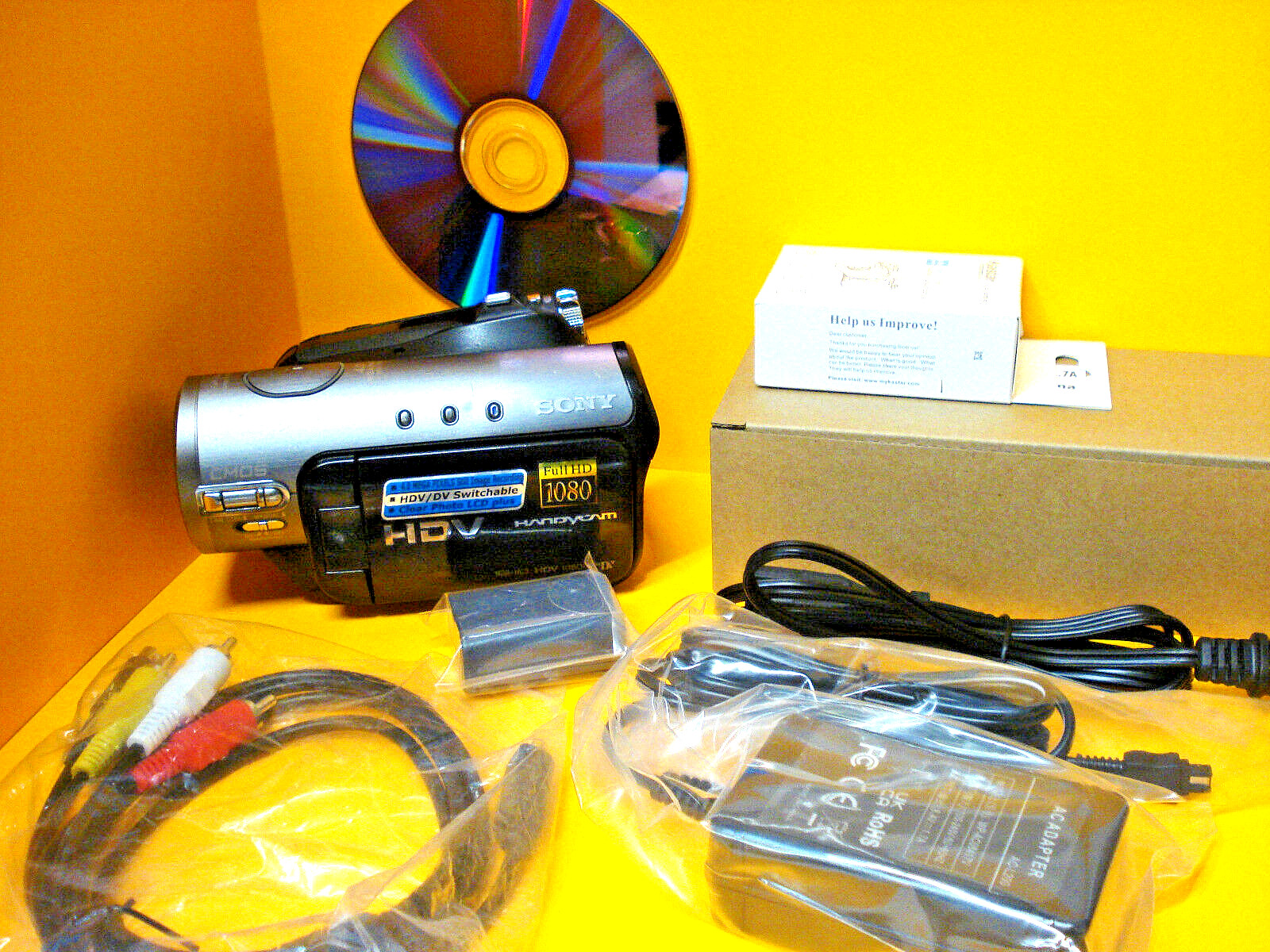 RECONDITIONED Sony Handycam HDR-HC3 High Definition minidv Camcorder