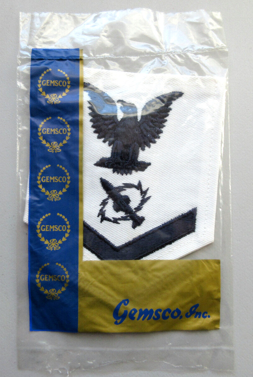 U.S. NAVY 3RD CLASS PETTY OFFICER MISSILE TECHNICIAN RATE RANK NAVY SEW ON PATCH