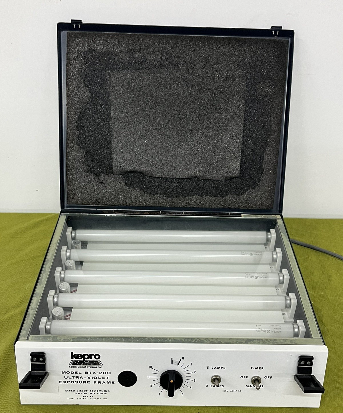 Kepro Ultra-Violet Exposure Frame - Model BTX-200A
