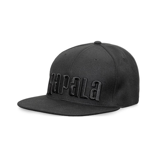 RAPALA BLACK FLAT BRIM CAP