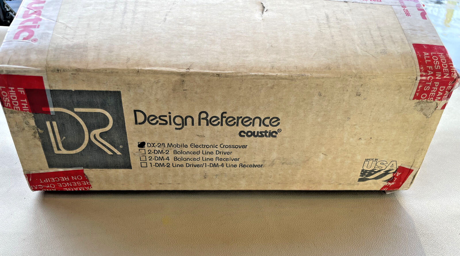 Old School Design Reference Coustic DX-28 Automotive Electronic Crossover #239