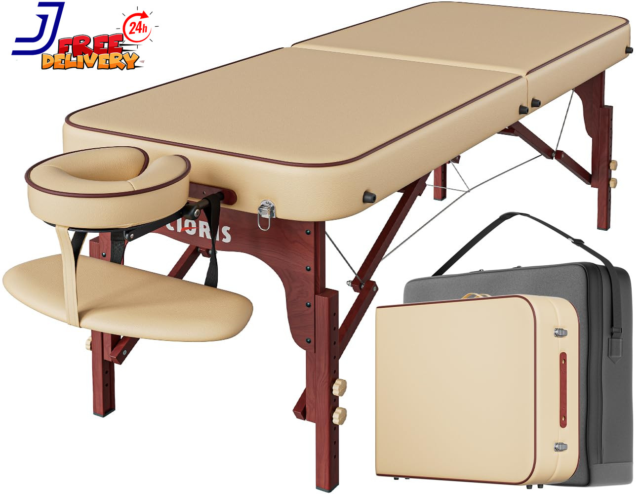 Portable 84" Massage Table Heavy Duty Adjustable Lightweight with Carry Bag