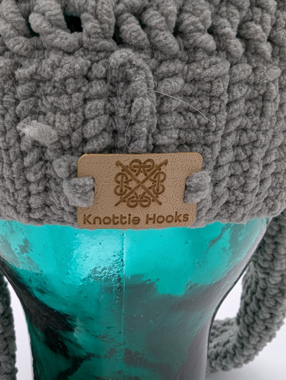 Knottie Hooks Handmade Crochet Elephant Hat with Pop-up Ears - Youth